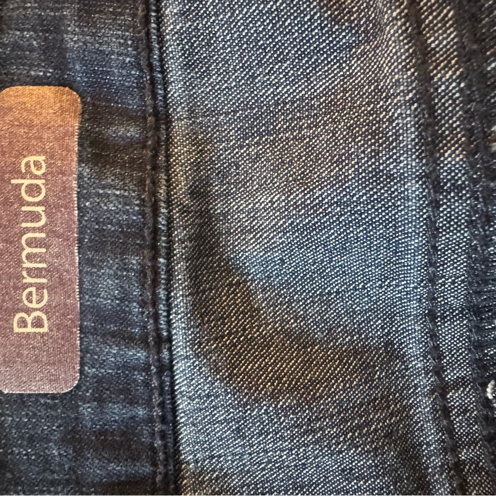 Gloria Vanderbilt Bermuda Blue Denim Shorts - Picture 4 of 5